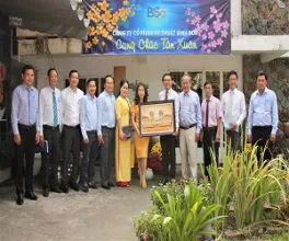 BSe welcome Leaders of Binh Thanh District, and Enterprises Association visiting and wishing New Year.